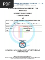 SPT Soil Test Report for Construction | PDF | Soil | Natural Materials