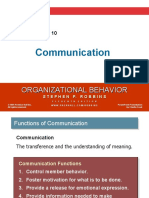 Communication: Organizational Behavior