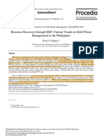 Resource Recovery through RDF- Current Trends in Solid Waste Management in the Philippines