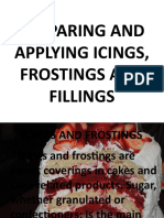 Preparing and Applying Icings, Frostings and Fillings