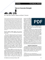 1995 - Effects of Strain Rate On Concrete Strength