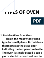 Types of Oven