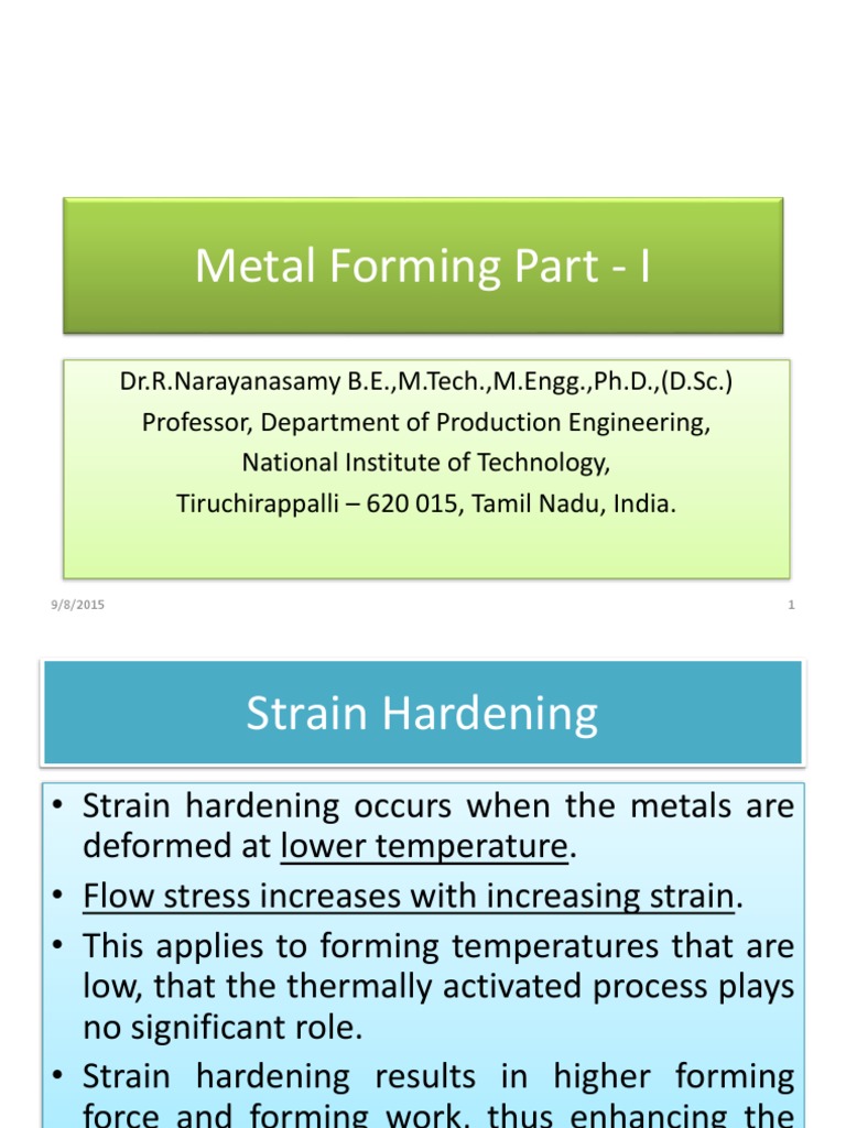 Effect of Strain Rate | PDF | Annealing (Metallurgy) | Deformation ...