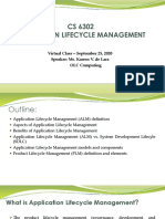 Virtual Class on Application Lifecycle Management