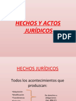 Hechos y Actos Juridicos