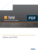 Petrel 2019-5 Release Notes