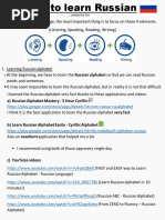 Russian: U&Issn Mi | PDF | Grammatical Gender | Grammatical Tense