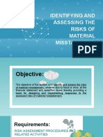 Identifying and Assessing The Risks of Material Misstatement