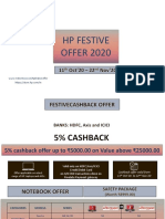 HP Festive OFFER 2020: WWW - Redeemnow.in/hpfestiveoffer