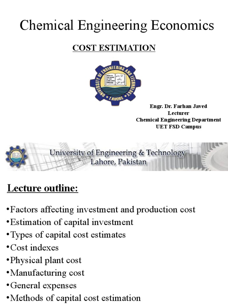 CHEMICAL ENGINEERING COST ESTIMATION PDF visual data 7