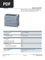 Data Sheet 6ES7214-1AF40-0XB0: General Information