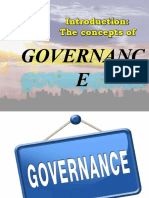 The Concepts Of: Governanc E