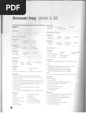 Answer Key: Units 1-16 | PDF | Burglary | Theft
