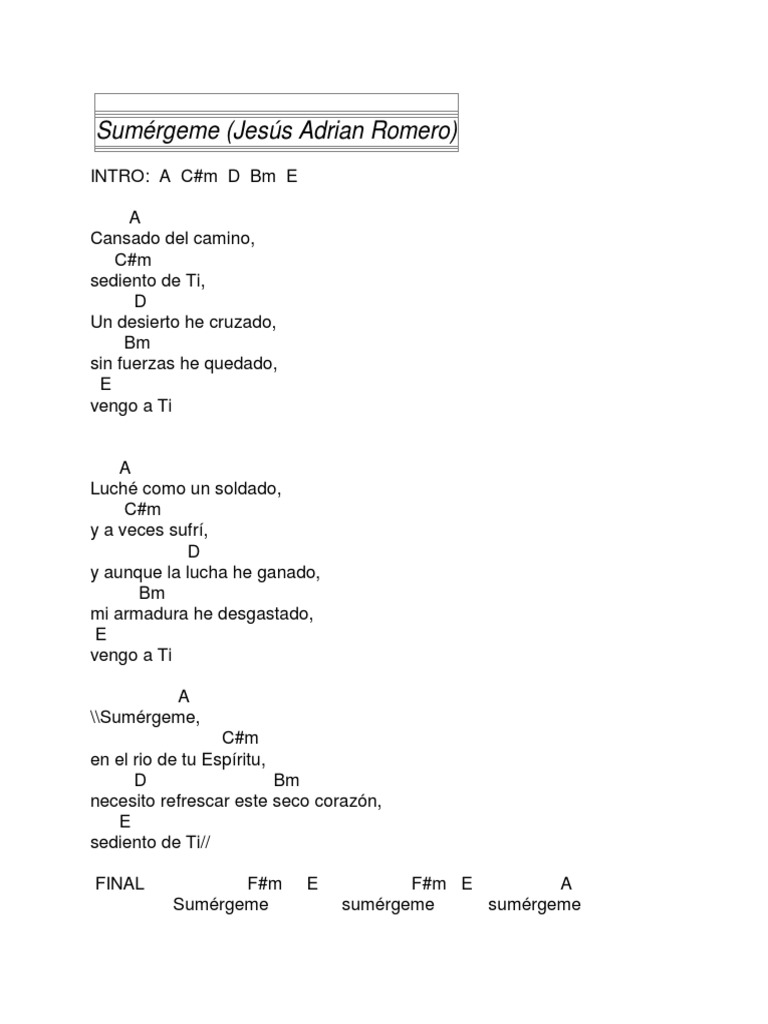 Sumérgeme PDF | PDF