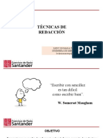 TÉCNICAS DE REDACCIÓN