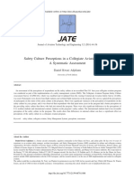Safety Culture Perceptions in A Collegiate Aviation Program A Systematic Assessment PDF