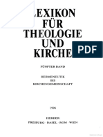 Lexicon Für Theologie Und Kirche 5 (Hermeneutik Bis Kirchengemeinschaft)