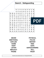 Safeguarding Wordsearch