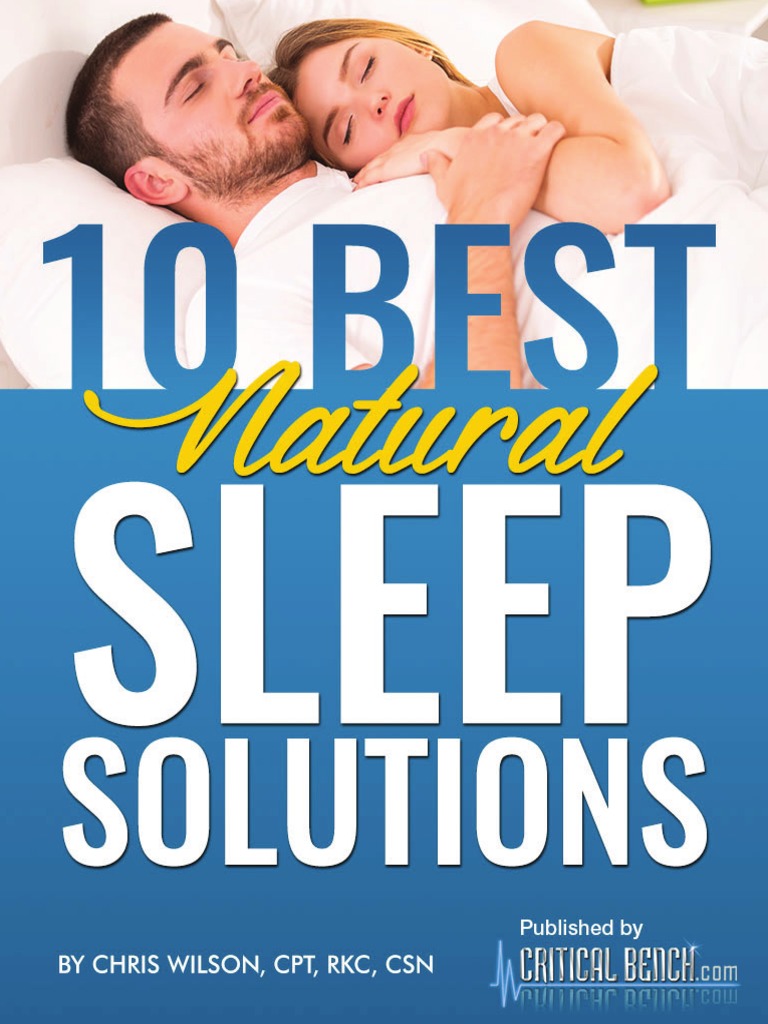 10 Best Natural Sleep Solutions PDF, PDF, Tobacco Smoking