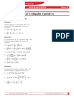 Math - TD5 + Corrigés - Les Intégrales Primitives 6322 PDF