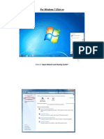 For Windows 7 Click On