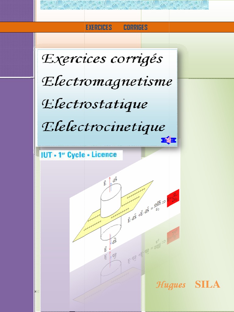 Comment Faire Des Schéma Comme Dans Les Exercices D électromagnétisme Exercices Corriges Electrostatique Electronique Electrocinetique  Electromanetismes PDF | PDF | Physique | Mécanique