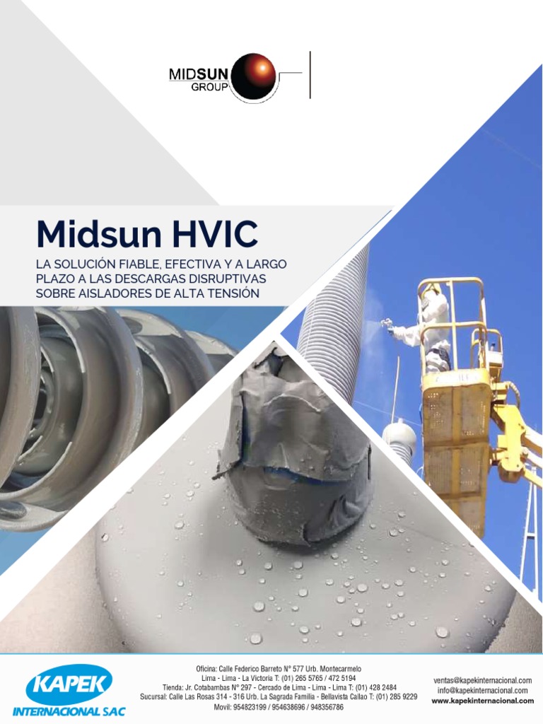 Midsun HVIC: Solución a Descargas Disruptivas | PDF | Transmisión de ...