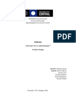 Reflexion para Que Sirve La Epistemologi PDF