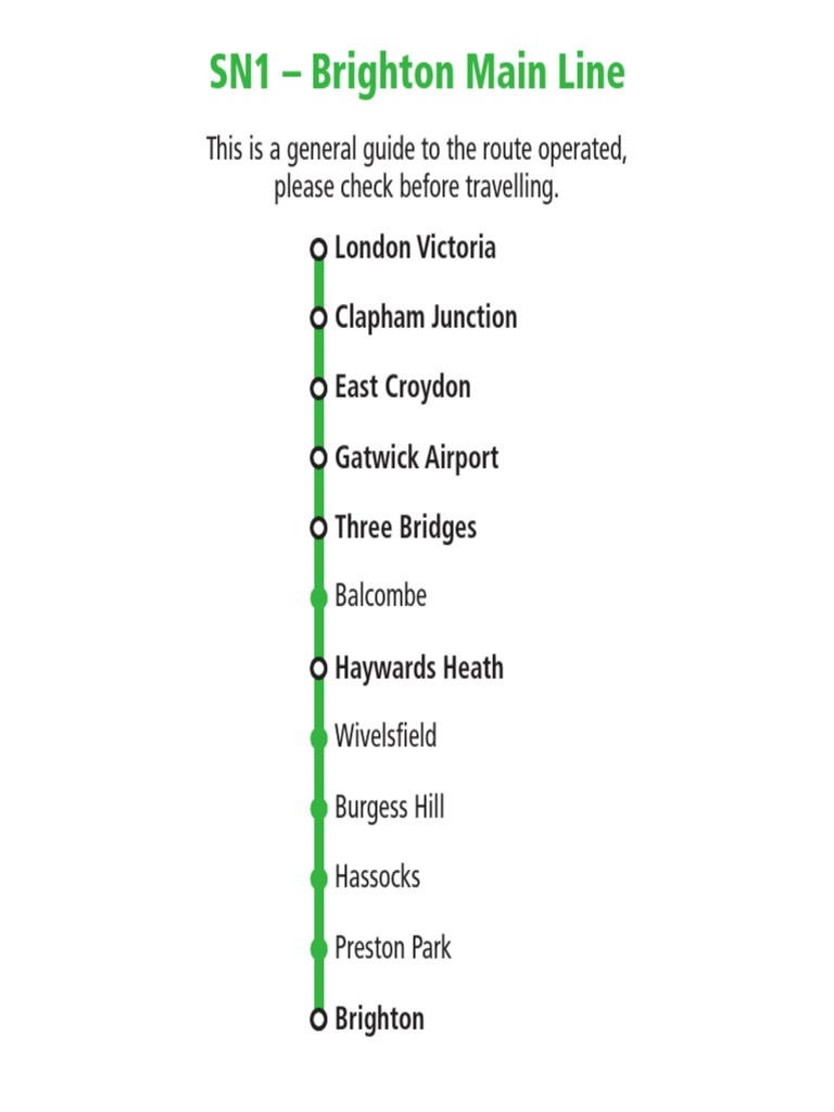 Brighton Main Line Travel Guide | PDF