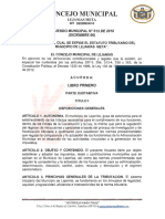 Acuerdo Municipal 13 Estauto Tributario Lejanias 2018 PDF