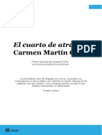 El Cuarto de Atras Carmen Martin Gaite - 1443919