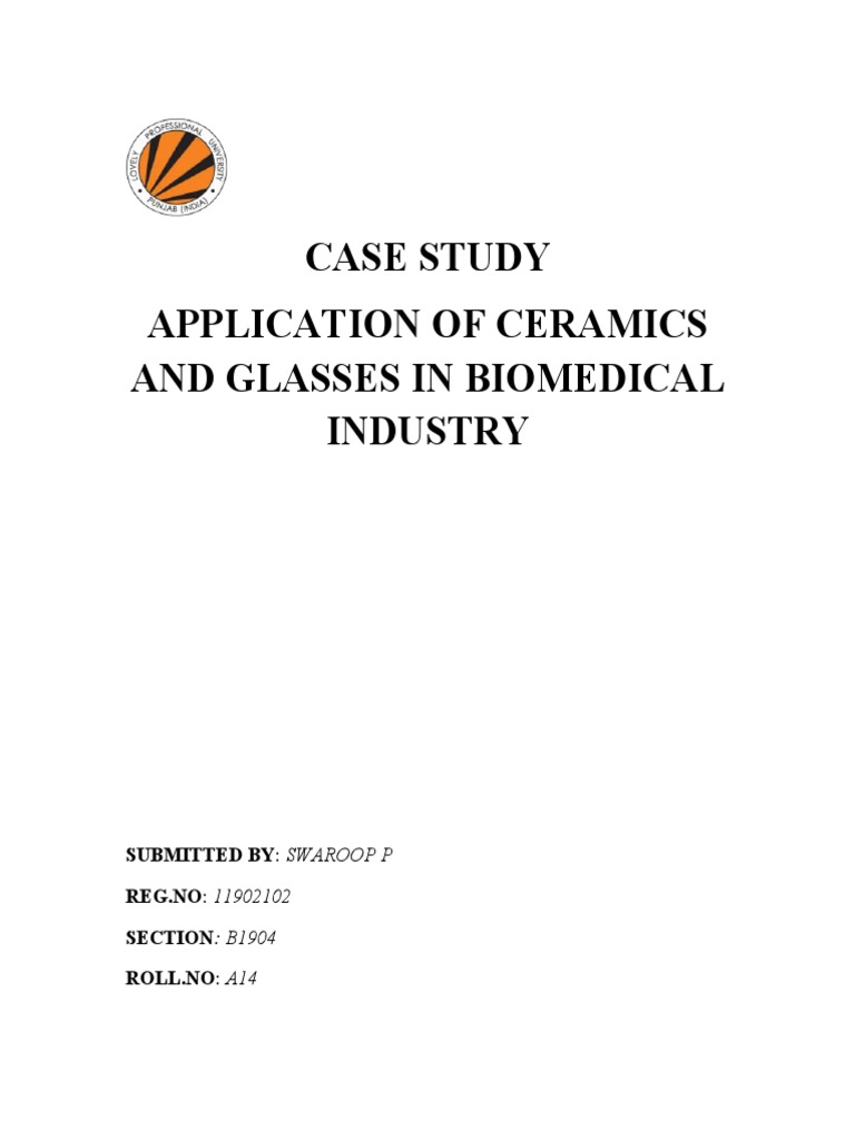 Ceramics and Glasses in Biomedical Applications | PDF | Ceramics ...