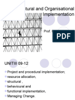 RSMStructural&Organisational Implementation