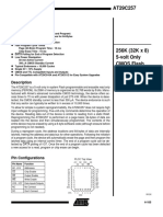 29C257 Flash Memory Datasheet PDF