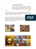 Materiales Directos