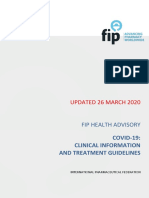 COVID 19 Clinical Information and Treatment Guidelines