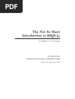 Download The not so Short Introduction to LaTeX by oetiker SN4803601 doc pdf