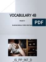 Vocabulary 4B