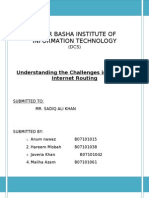 Umair Basha Institute of Information Technology: Understanding The Challenges in Securing Internet Routing