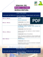 Agenda Buenaventura 19 Al 22 de Octubre 2020