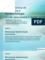 Aula 4 - Epidemiologia - Paulo Renato