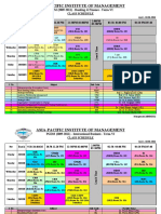 Time Table Term-VI (2009-11) GEN