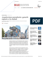 Arquitectura Parasitaria - Ganarle Espacio A La Ciudad - BAE Negocios