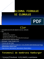 Metabolismul Fe Si CL