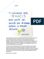 10 Pasos para Entrenar La Tenacidad