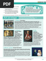 Art On Stage: Theatre in London