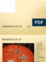 Breakfast Set Up