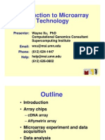 Introduction To Microarray Technology: Presenter