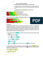 Subject: Should (Not) / Ought (Not) To Be