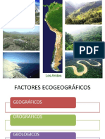 Factores Ecogeograficos y Corriente de Humboll